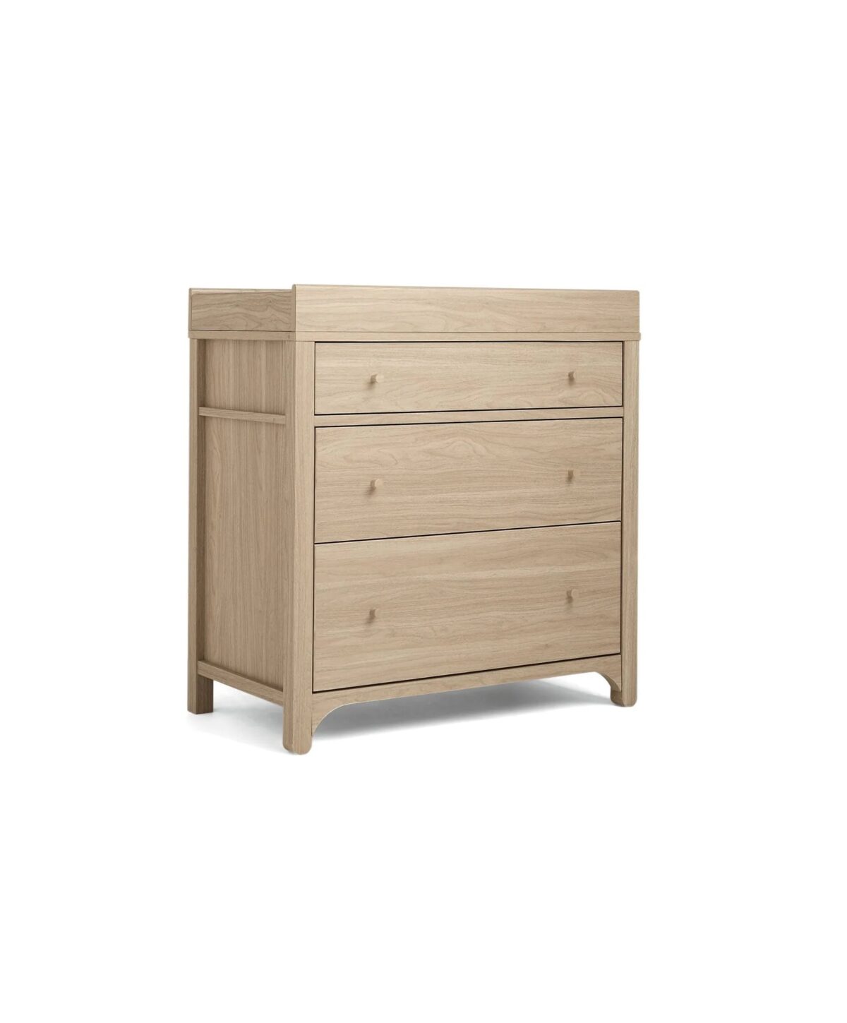 Mamas and Papas Barton 3 Piece Nursery Furniture Set including Cotbed, Changer and Wardrobe - Natural Oak - Image 8