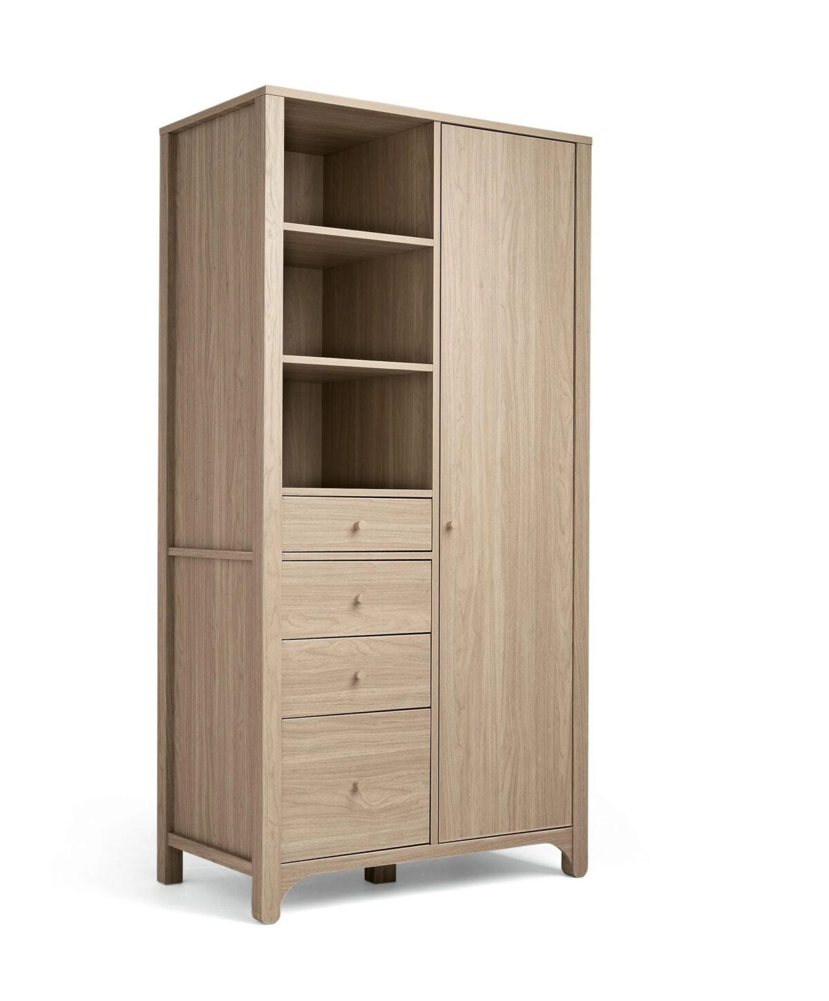 Mamas and Papas Barton 3 Piece Nursery Furniture Set including Cotbed, Changer and Wardrobe - Natural Oak - Image 7