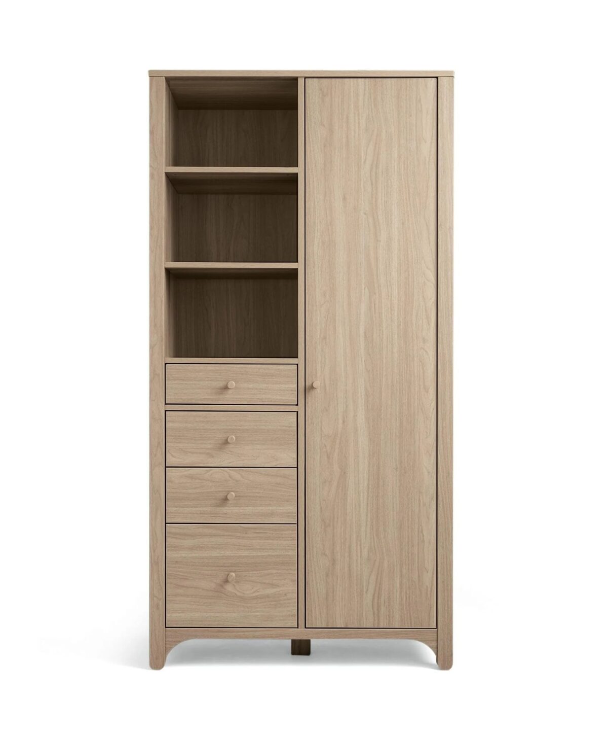 Mamas and Papas Barton 3 Piece Nursery Furniture Set including Cotbed, Changer and Wardrobe - Natural Oak - Image 3