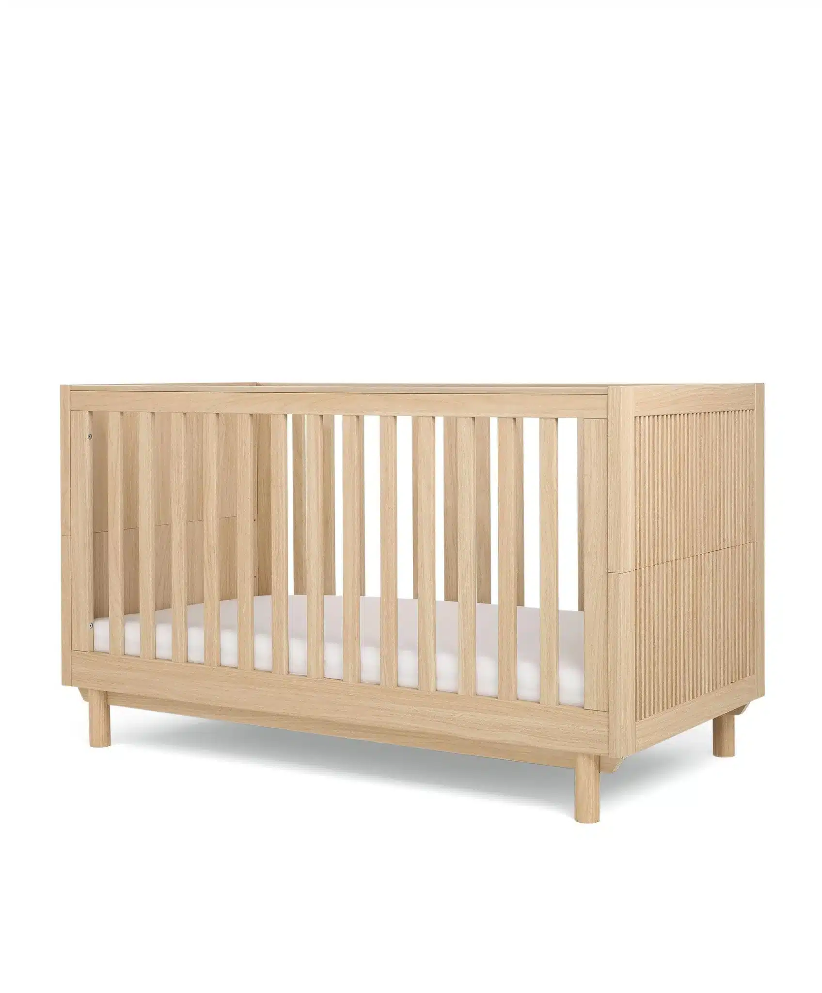 Mamas and Papas Oska 2 Piece Nursery Furniture Set with Cotbed and Changing Unit - Natural Oak - Image 7