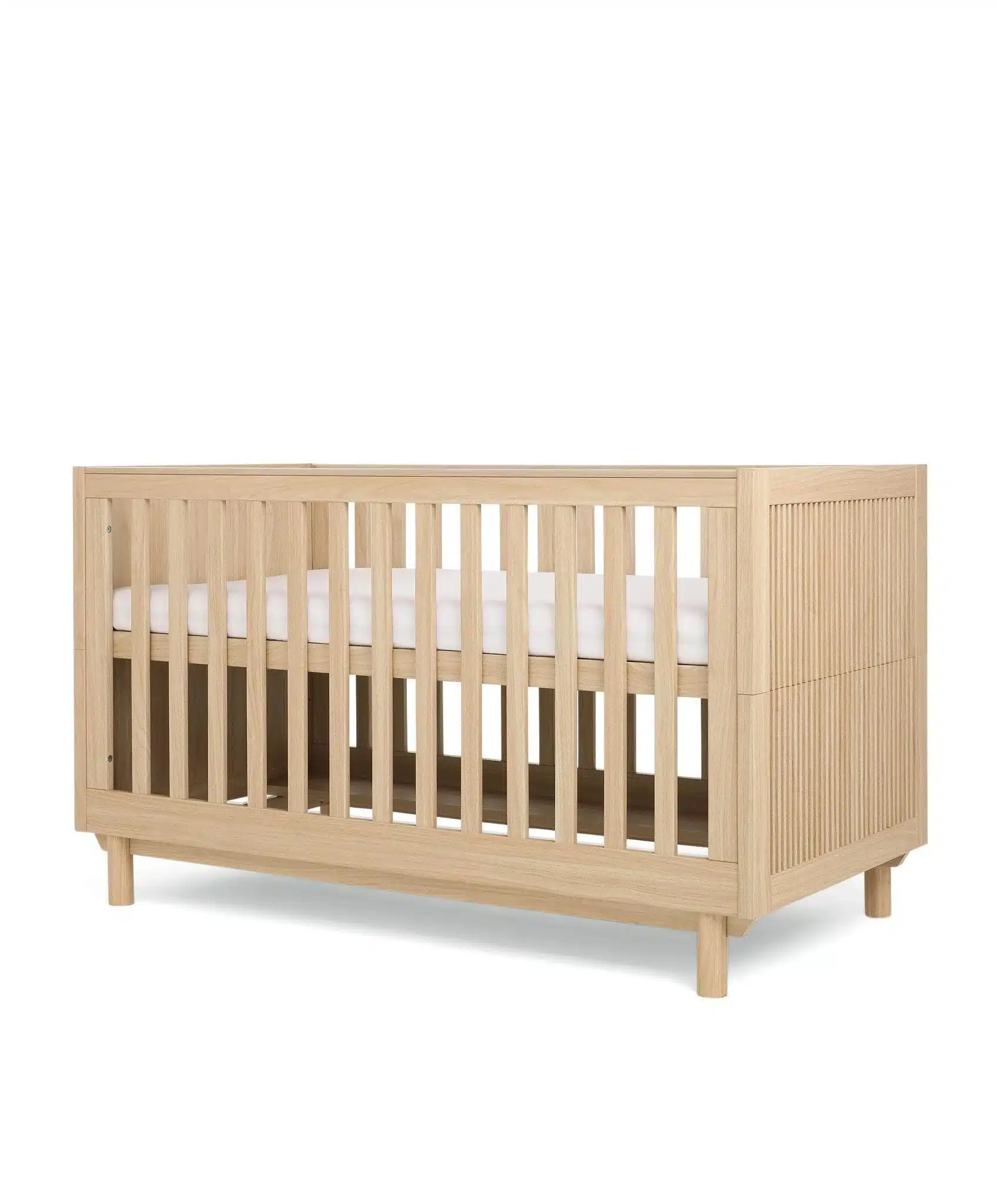 Mamas and Papas Oska 2 Piece Nursery Furniture Set with Cotbed and Changing Unit - Natural Oak - Image 6