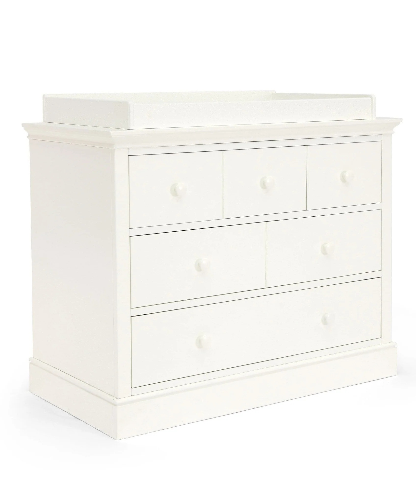 Mamas and Papas Oxford 2 Piece Nursery Furniture Room Set with Cotbed and Dresser - White - Image 5