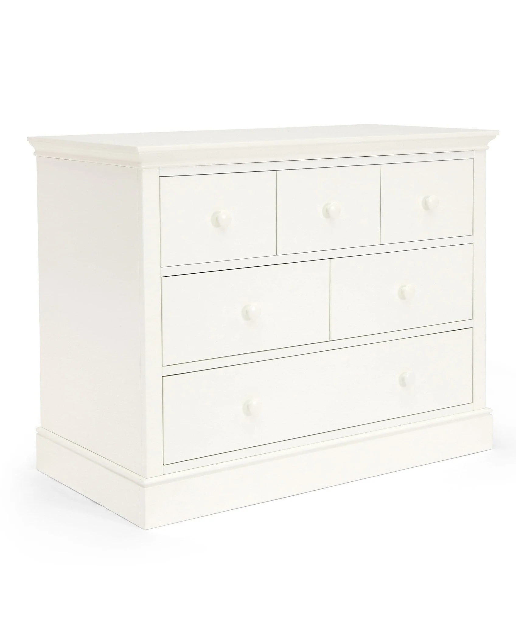 Mamas and Papas Oxford 2 Piece Nursery Furniture Room Set with Cotbed and Dresser - White - Image 4