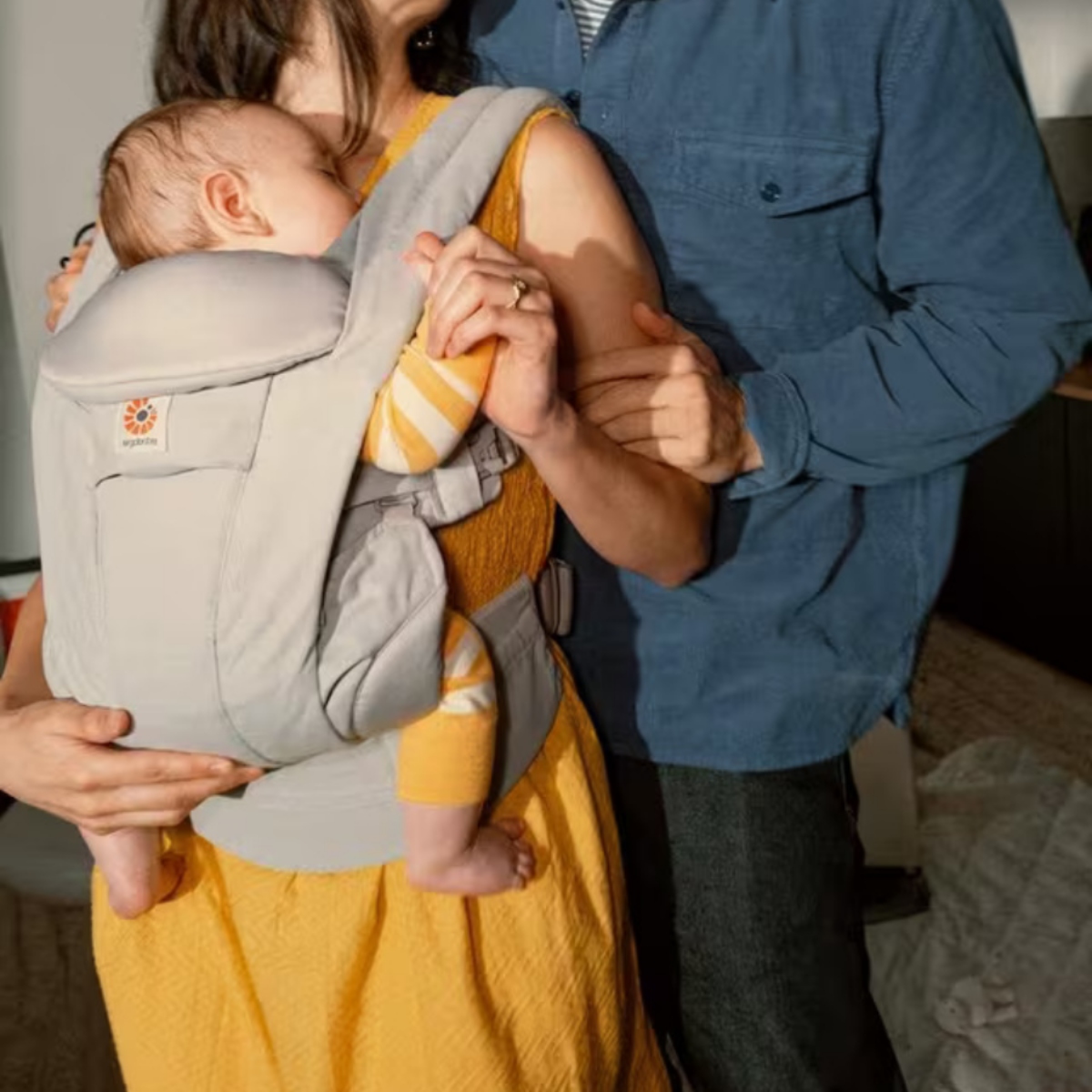 ergobaby Omni Deluxe Cotton Baby Carrier - Pearl Grey