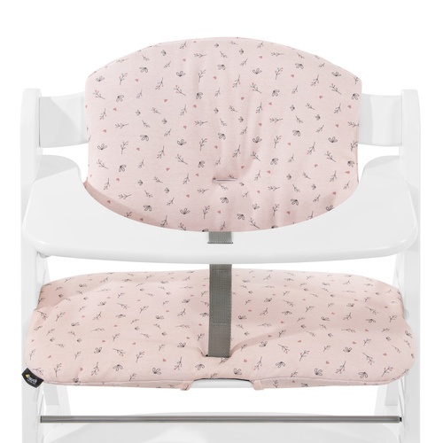 Hauck Alpha Highchair Pad Select  - Jersey Flowers Rose