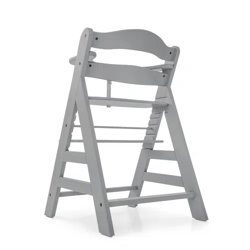 Hauck Alpha Wooden Highchair - Grey - Image 6