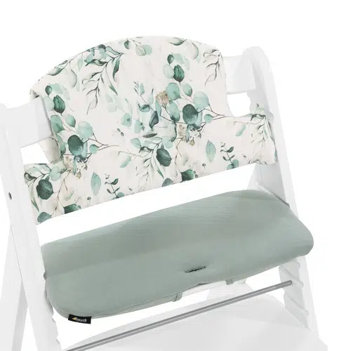 Hauck Alpha Highchair Pad Select - Jersey Leaves Mint - Image 10