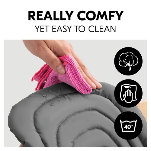 Hauck Highchair Baby Seat Pad - Dark Grey - Image 6