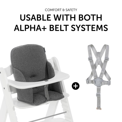 Hauck Alpha Wooden Highchair – White