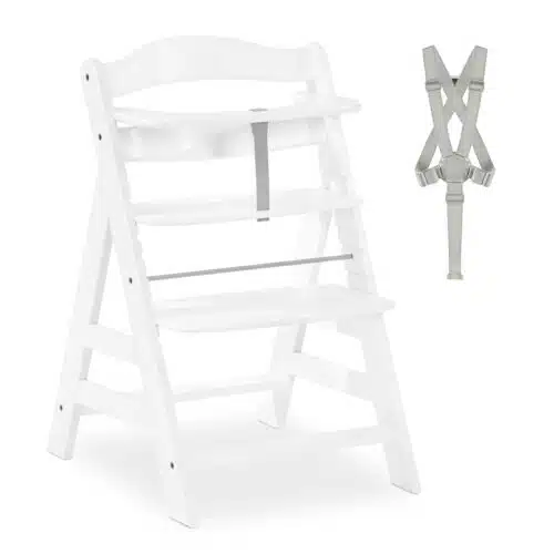 Hauck Alpha Wooden Highchair – White