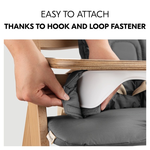 Hauck Highchair Baby Seat Pad - Dark Grey - Image 15