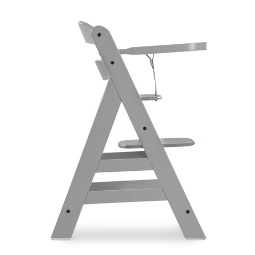 Hauck Alpha Wooden Highchair - Grey - Image 4