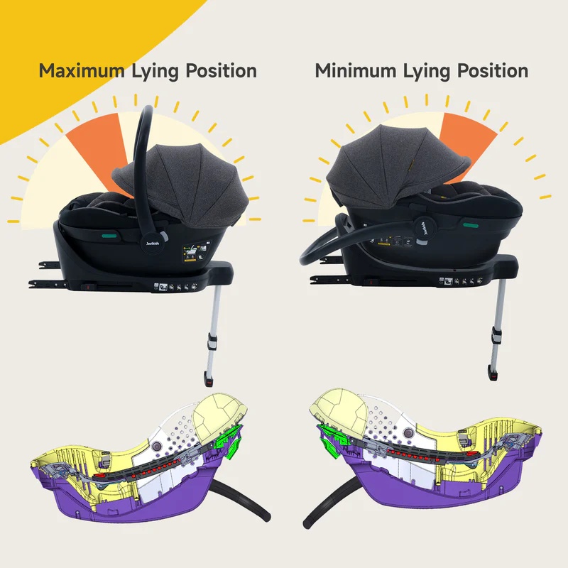 JoviKids Aria Infant Carrier - Black - Image 9