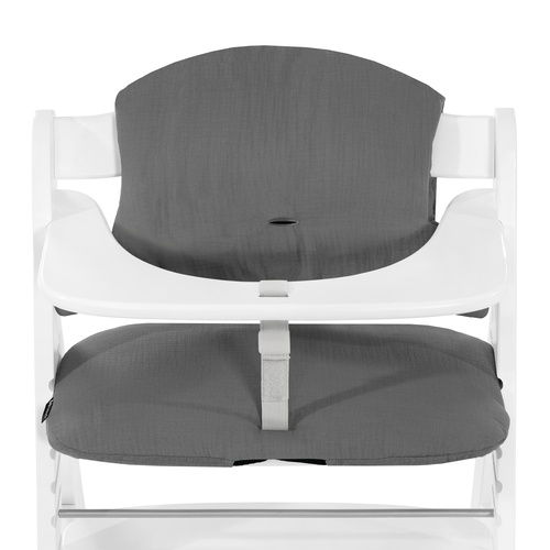 Hauck Alpha Highchair Pad Select  - Muslin Dark Grey