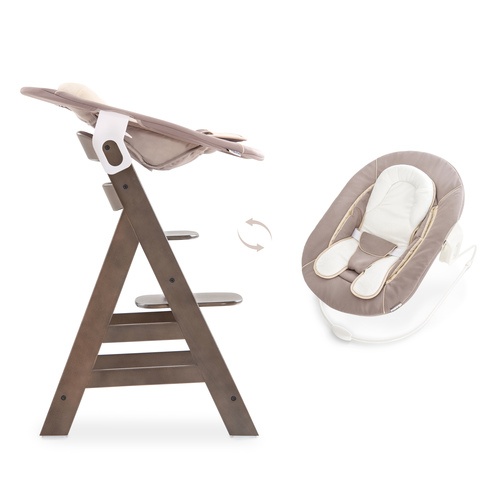 Hauck Alpha Bouncer 2 in 1 - Stretch Beige - Image 6