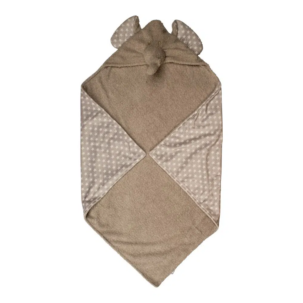 BoJungle Jungle-Themed Baby Bathcape Towel 75×75 cm - Image 2