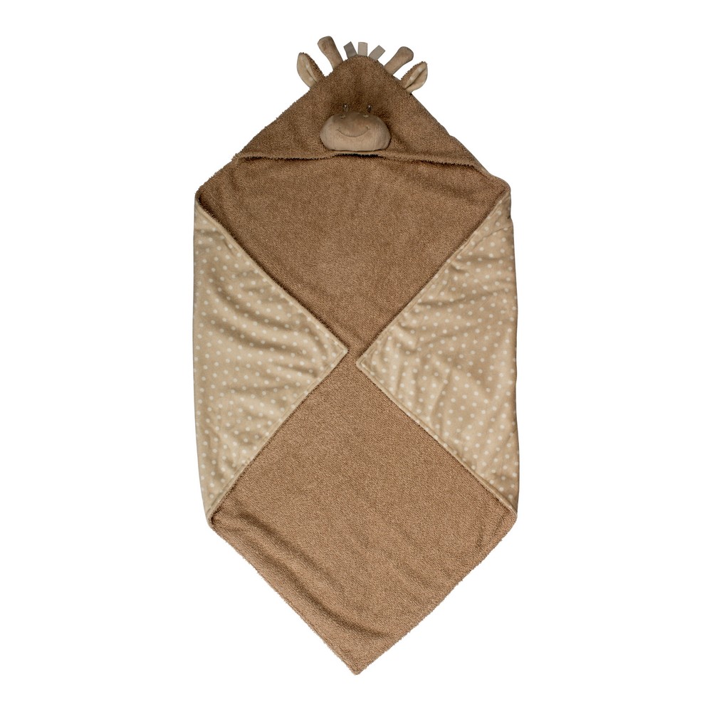 BoJungle Jungle-Themed Baby Bathcape Towel 75×75 cm - Image 5