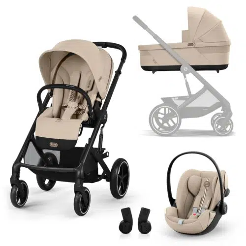 Cybex Balios S Lux Travel System with Cloud G Car Seat – Almond Beige