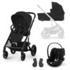 Cybex Balios 3 in 1 One Box Bundle (Moon Black)