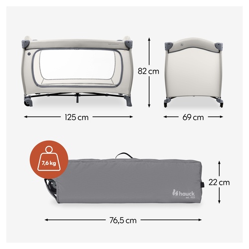 Hauck Sleep n Easy Fold - Dark Grey - Image 20