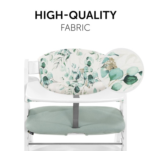 Hauck Alpha Highchair Pad Select - Jersey Leaves Mint - Image 5