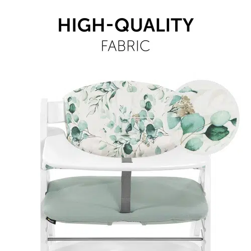 Hauck Alpha Highchair Pad Select - Jersey Leaves Mint - Image 5