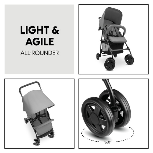 Hauck Sport Pushchair - Grey - Image 11