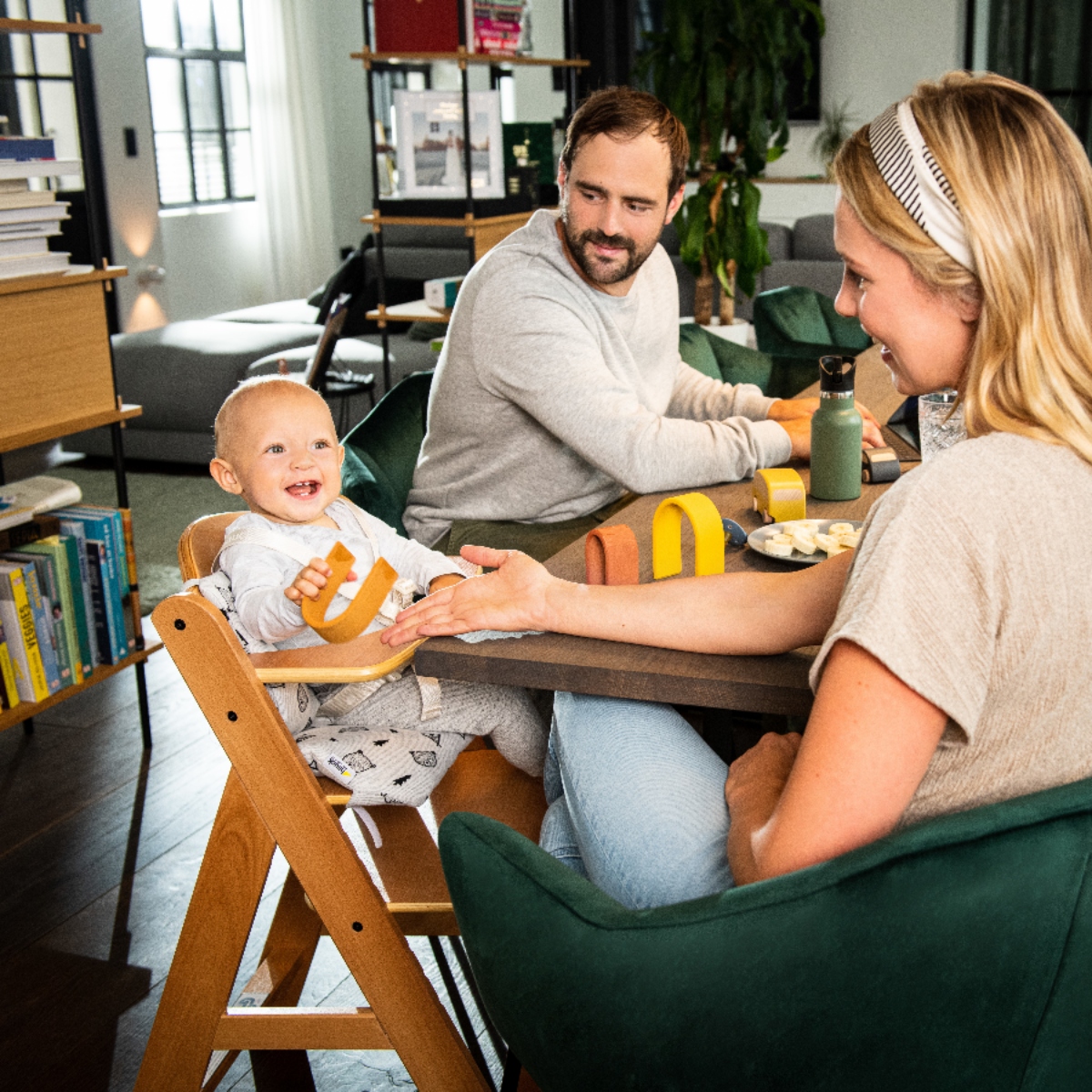 Hauck Alpha+ Wooden Highchair – Natural
