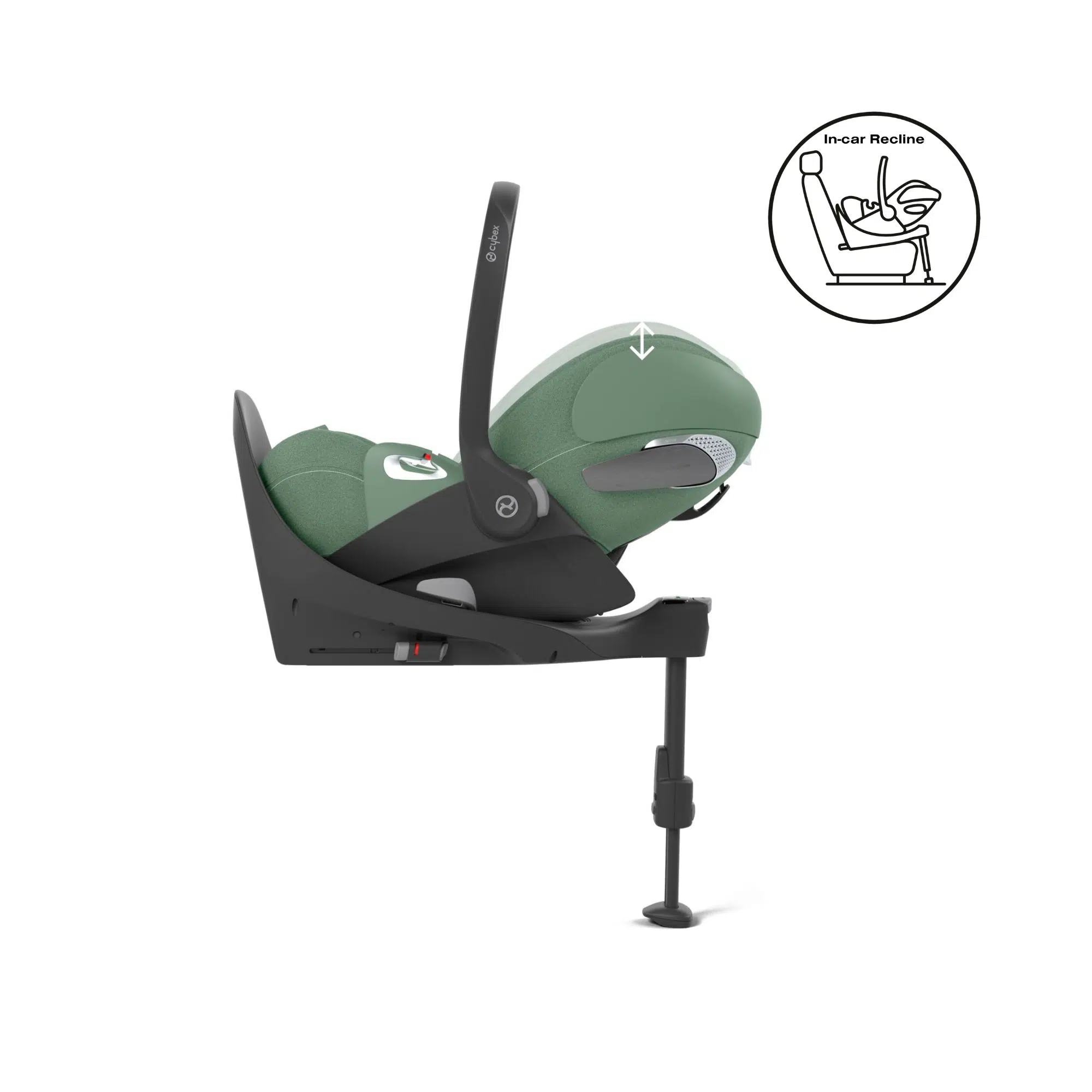 Cybex ePriam Bundle with Cloud T, ISOFIX Base & Accessories - Leaf Green - Image 14