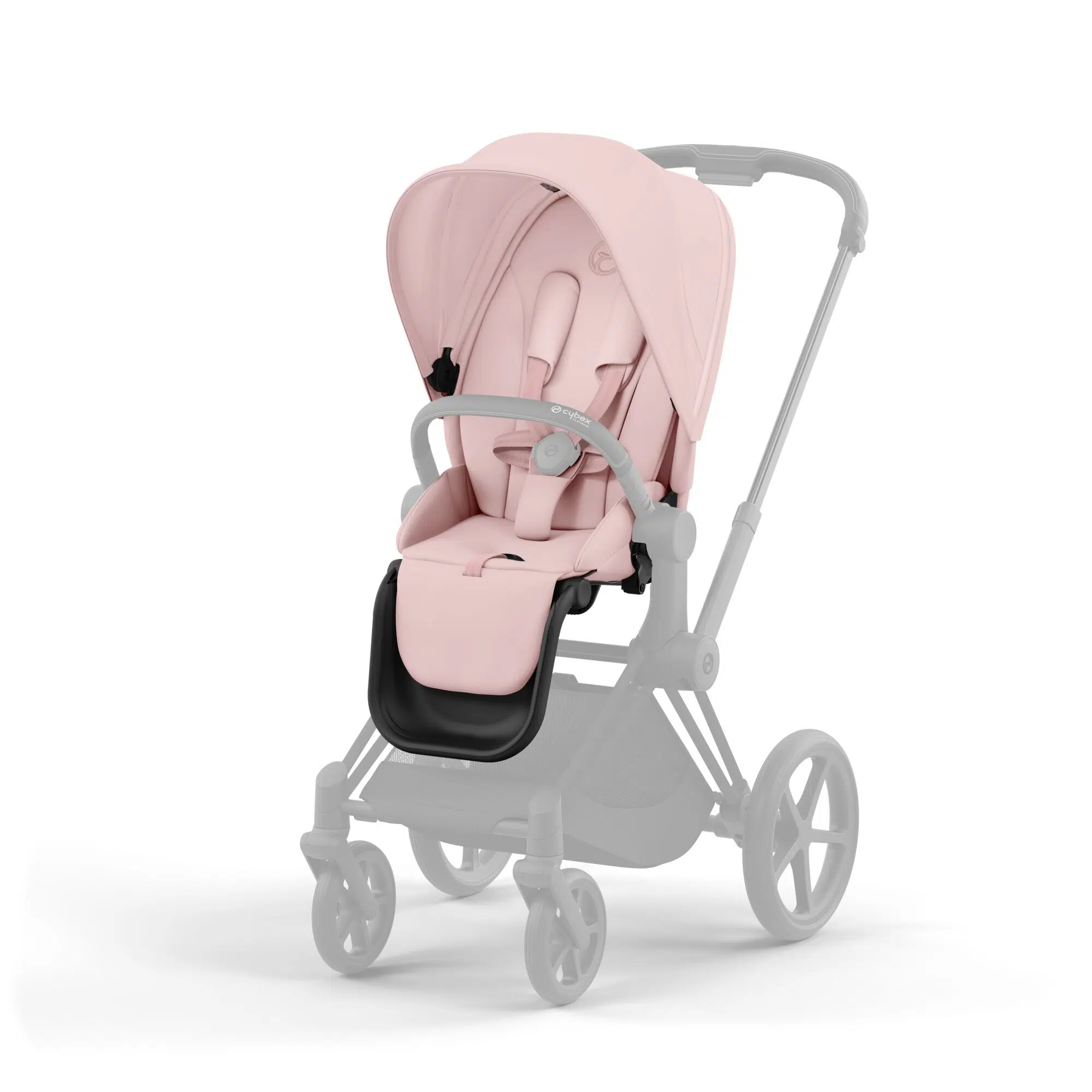Cybex ePriam Bundle with Cloud T, ISOFIX Base & Accessories - Peach Pink - Image 16