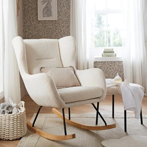 CuddleCo Marley Nursing Chair - Teddy Off White