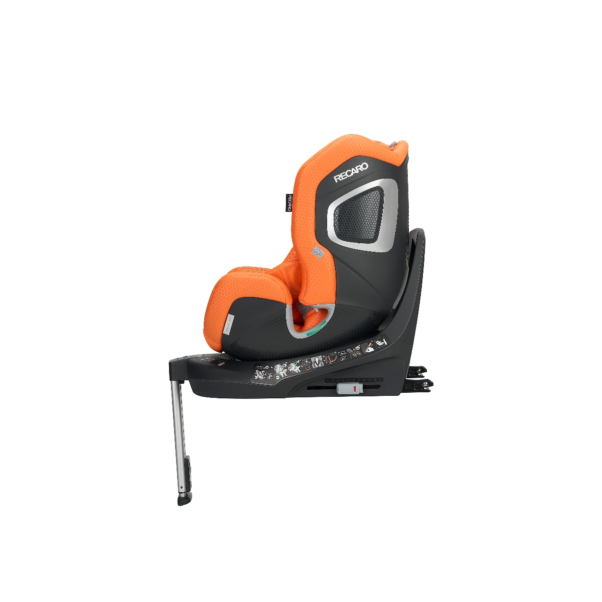Recaro XENON 1 KID (3 Months–7 Years) 360 Car Seat - Vibrant Orange - Image 6