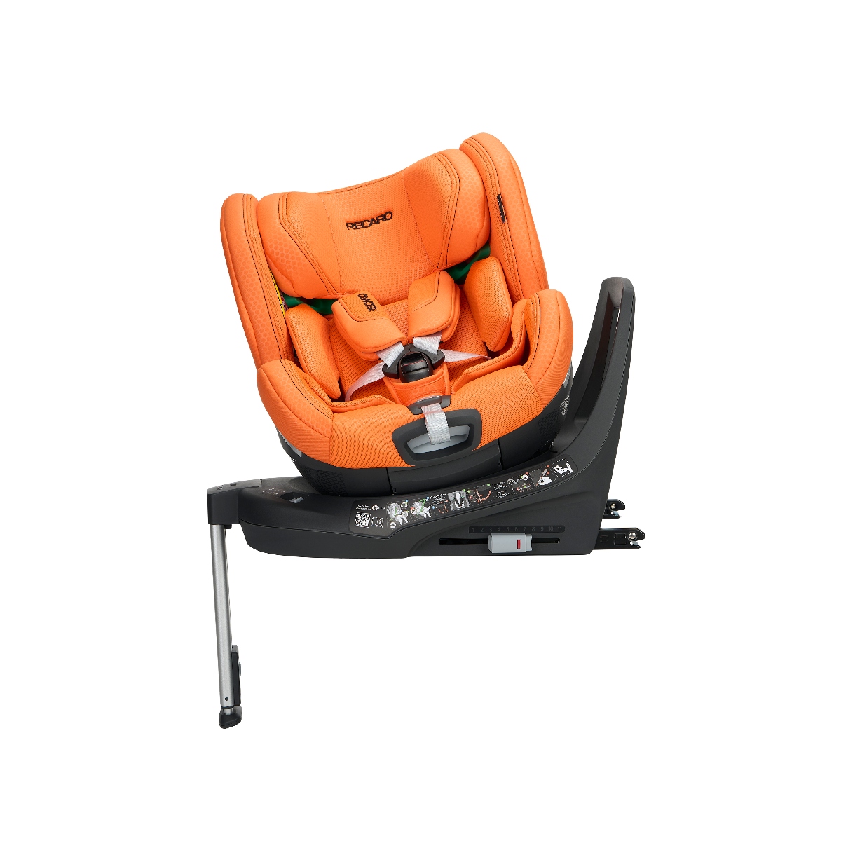Recaro XENON 1 KID (3 Months–7 Years) 360 Car Seat - Vibrant Orange