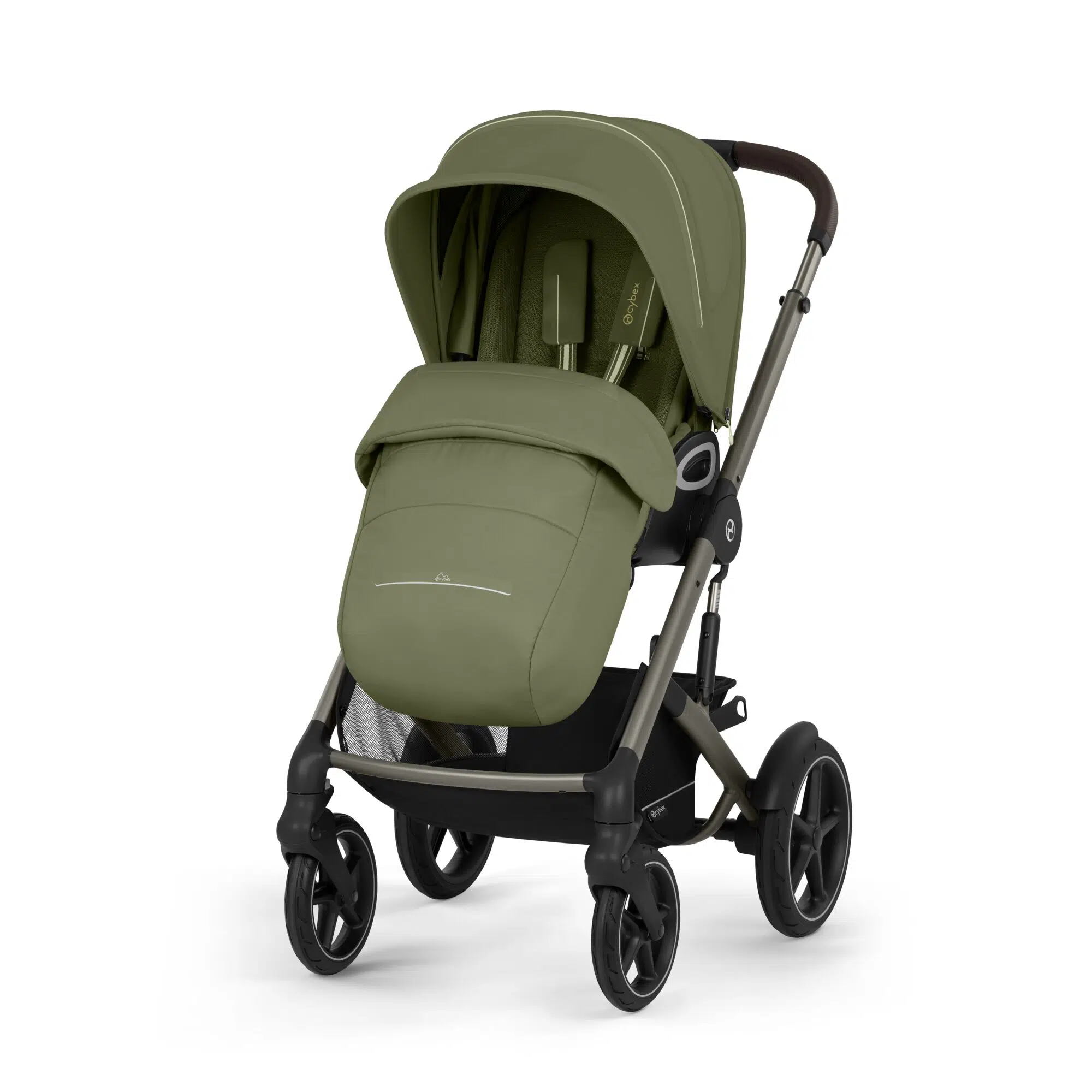 Cybex Talos S Lux Cot S Bundle with Cloud G & Base | Moss Green - Image 12