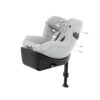 Cybex Sirona Ti Platinum White 11