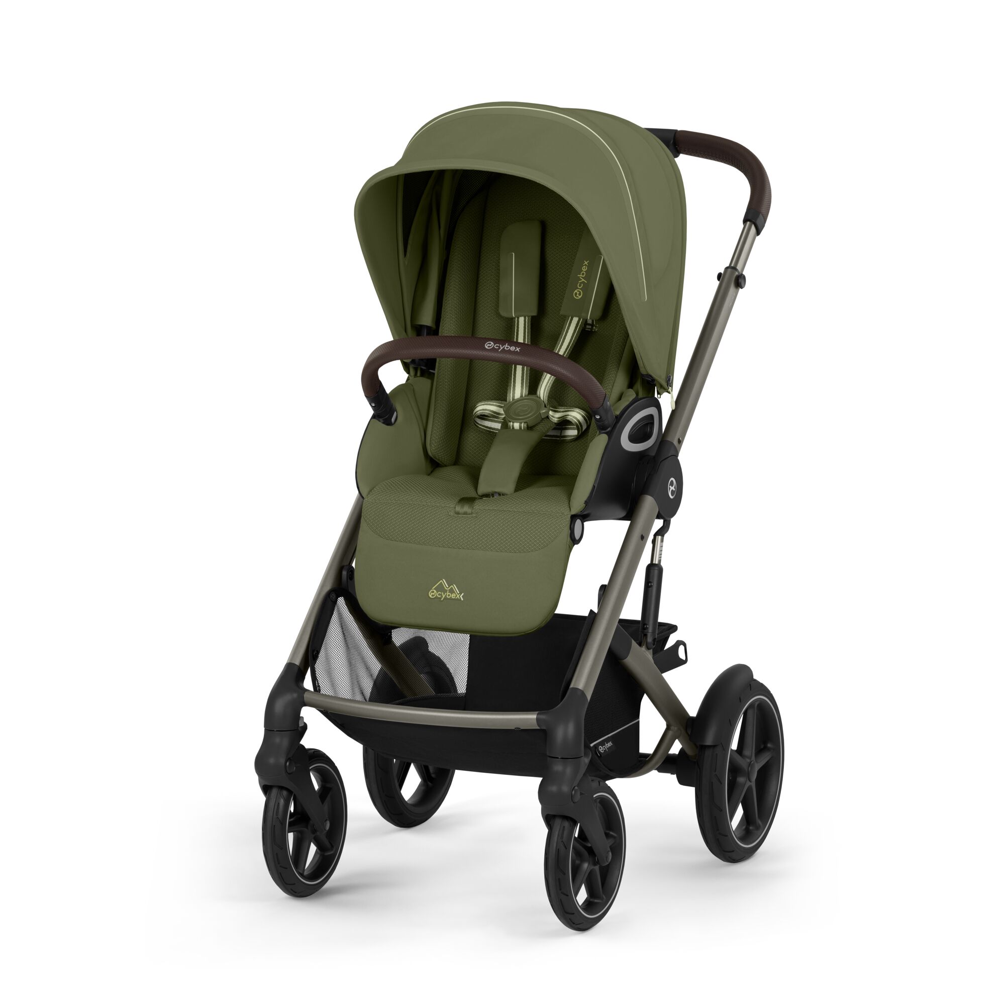 Cybex Talos S Lux Newborn Nest Pushchair Bundle | Moss Green - Image 11