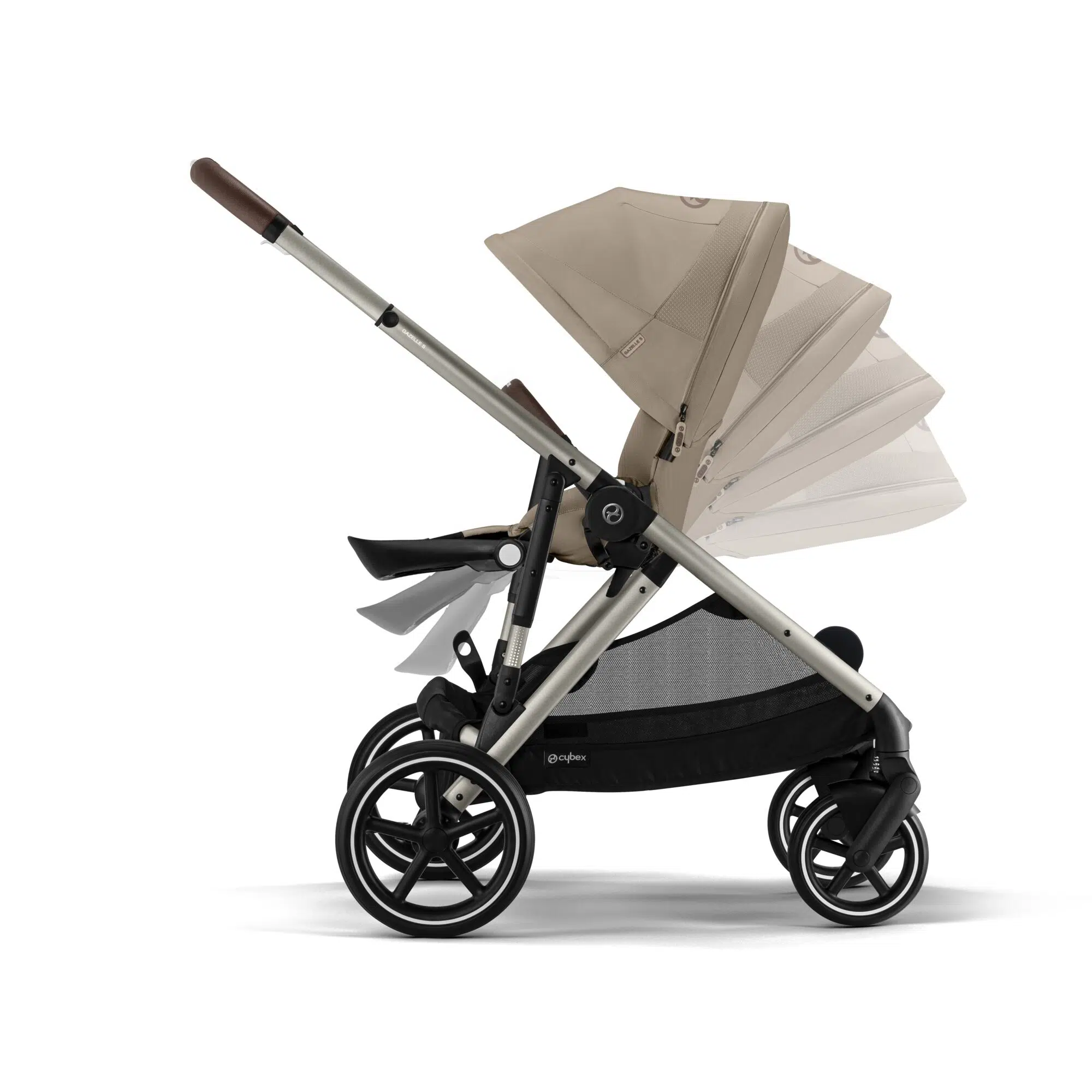 Cybex Gazelle S with Cloud T, ISOFIX Base & Accessories Bundle | Almond Beige - Image 9