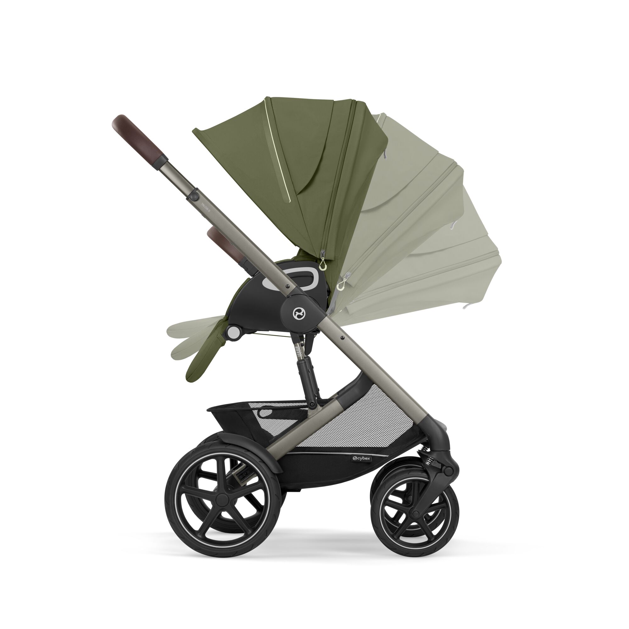 Cybex Talos S Lux Newborn Nest Pushchair Bundle | Moss Green - Image 10
