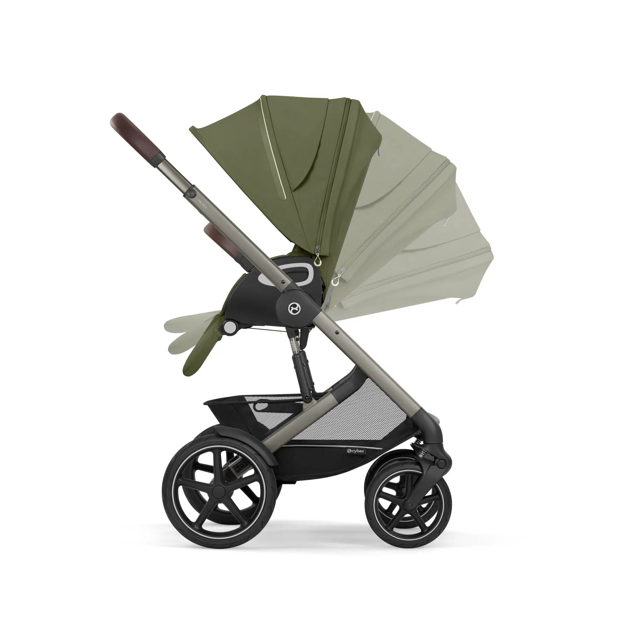 Cybex Talos S Lux Cot S Bundle with Cloud G & Base | Moss Green - Image 10