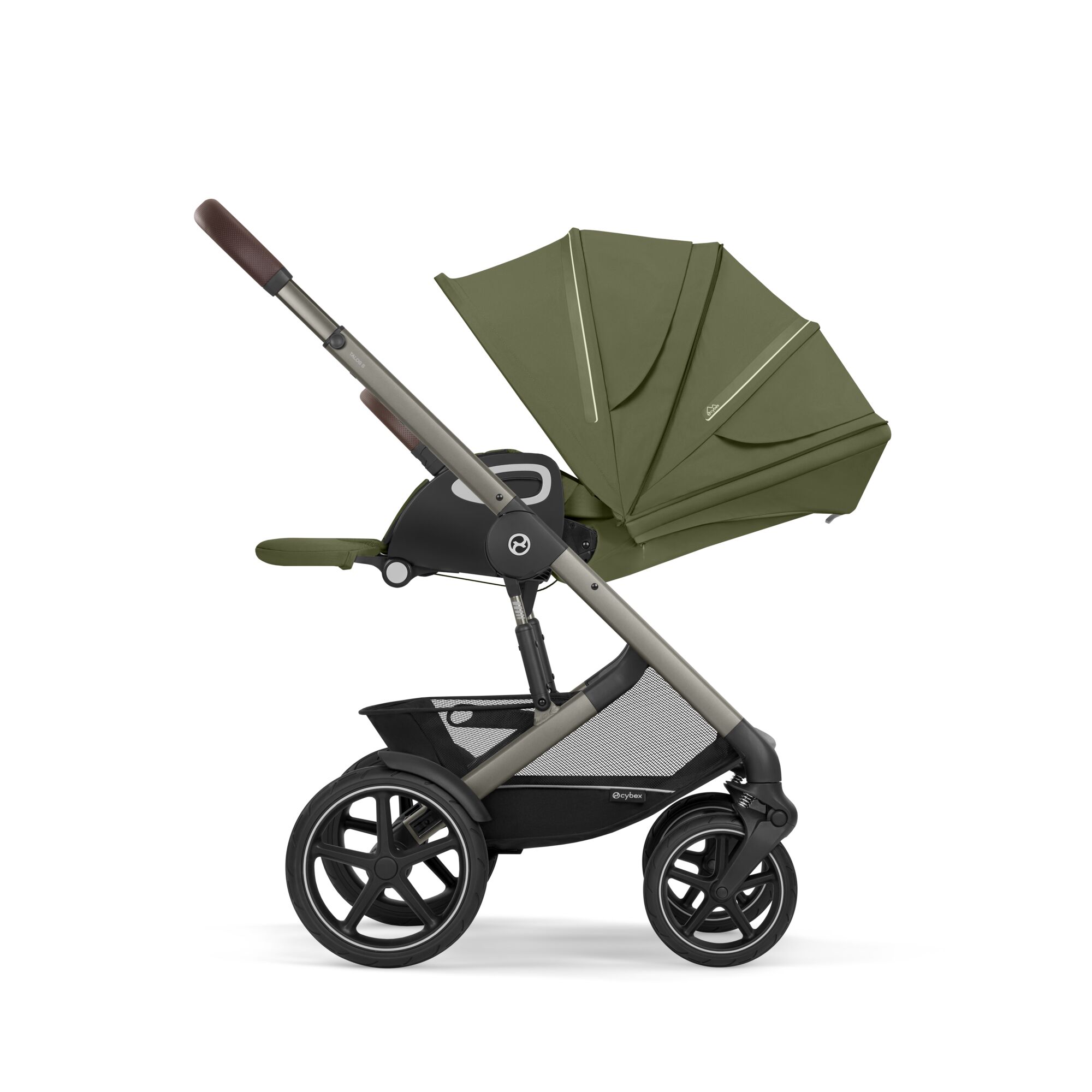 Cybex Talos S Lux Newborn Nest Pushchair Bundle | Moss Green - Image 9