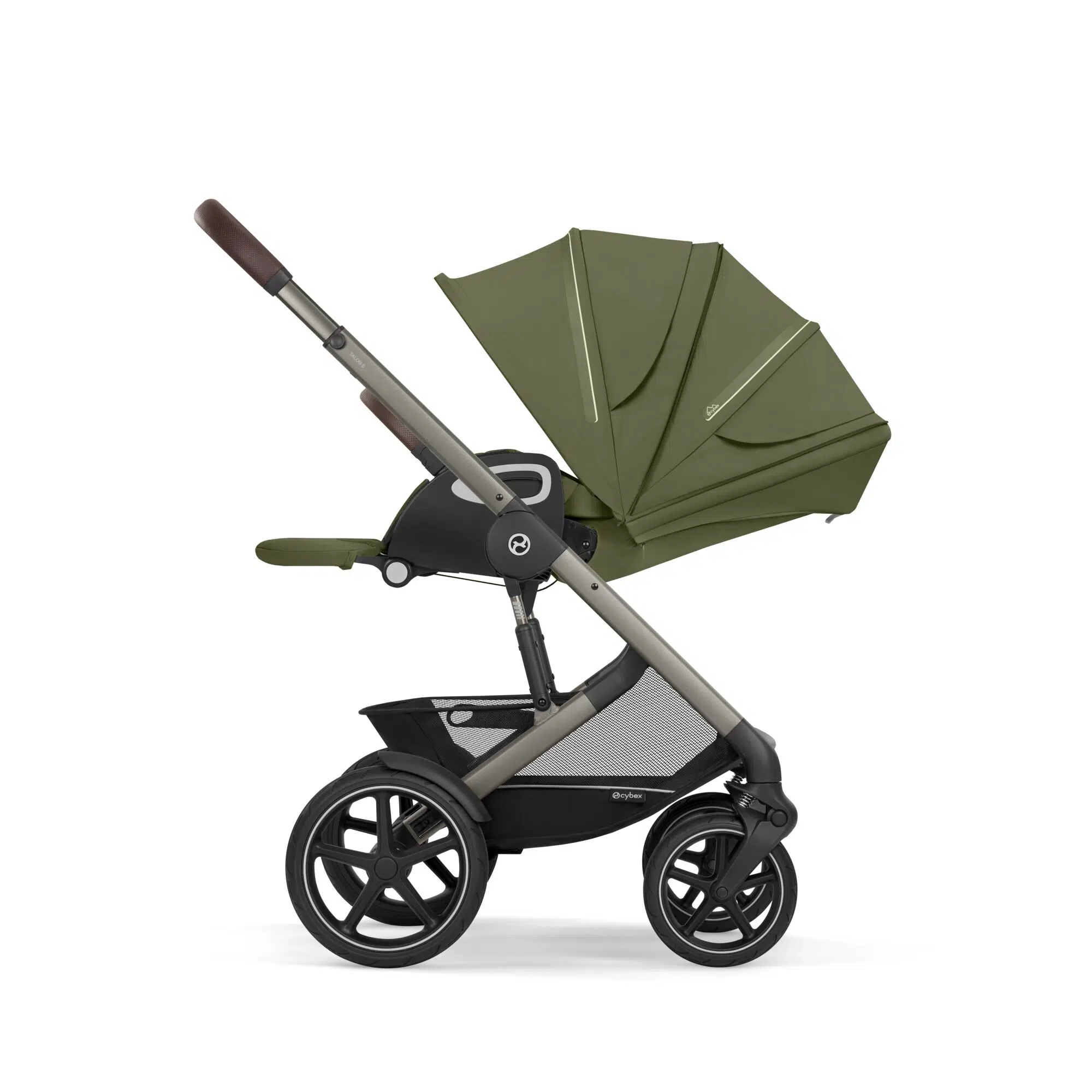 Cybex Talos S Lux Cot S Bundle with Cloud G & Base | Moss Green - Image 9