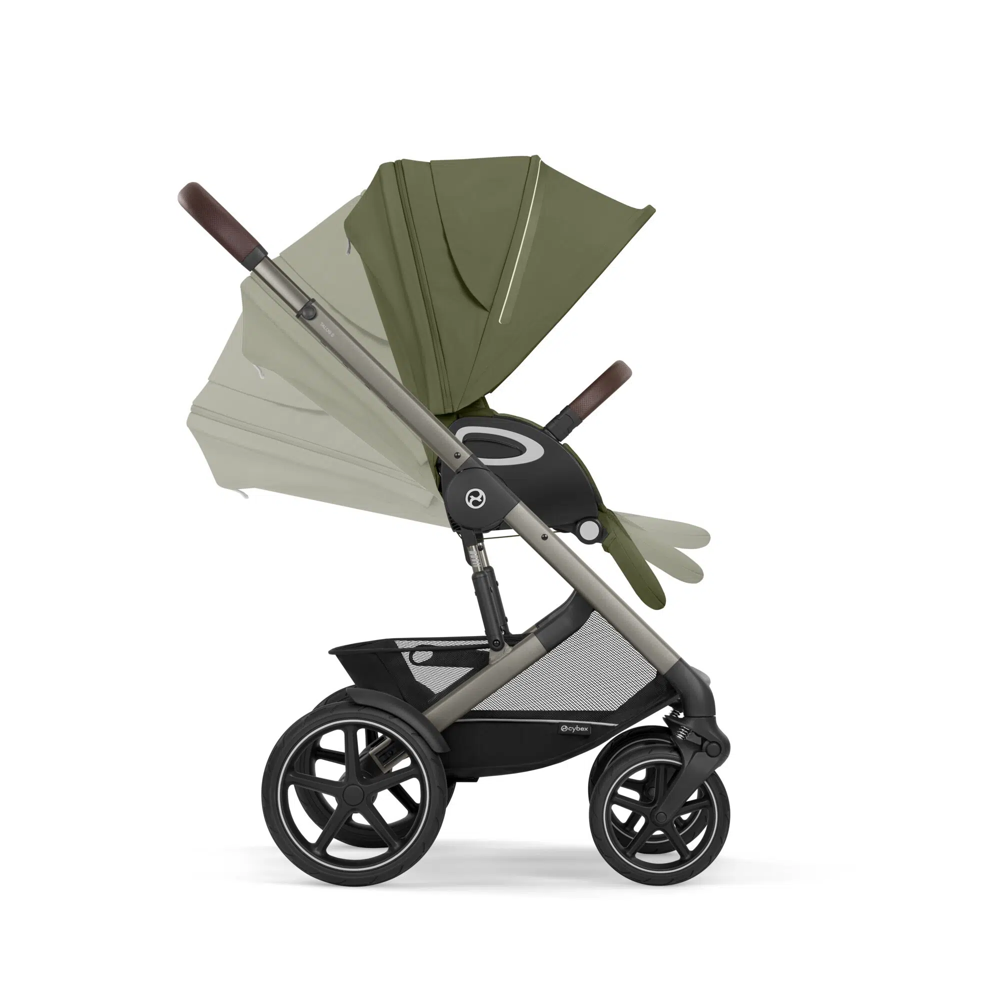 Cybex Talos S Lux Cot S Bundle with Cloud G & Base | Moss Green - Image 7