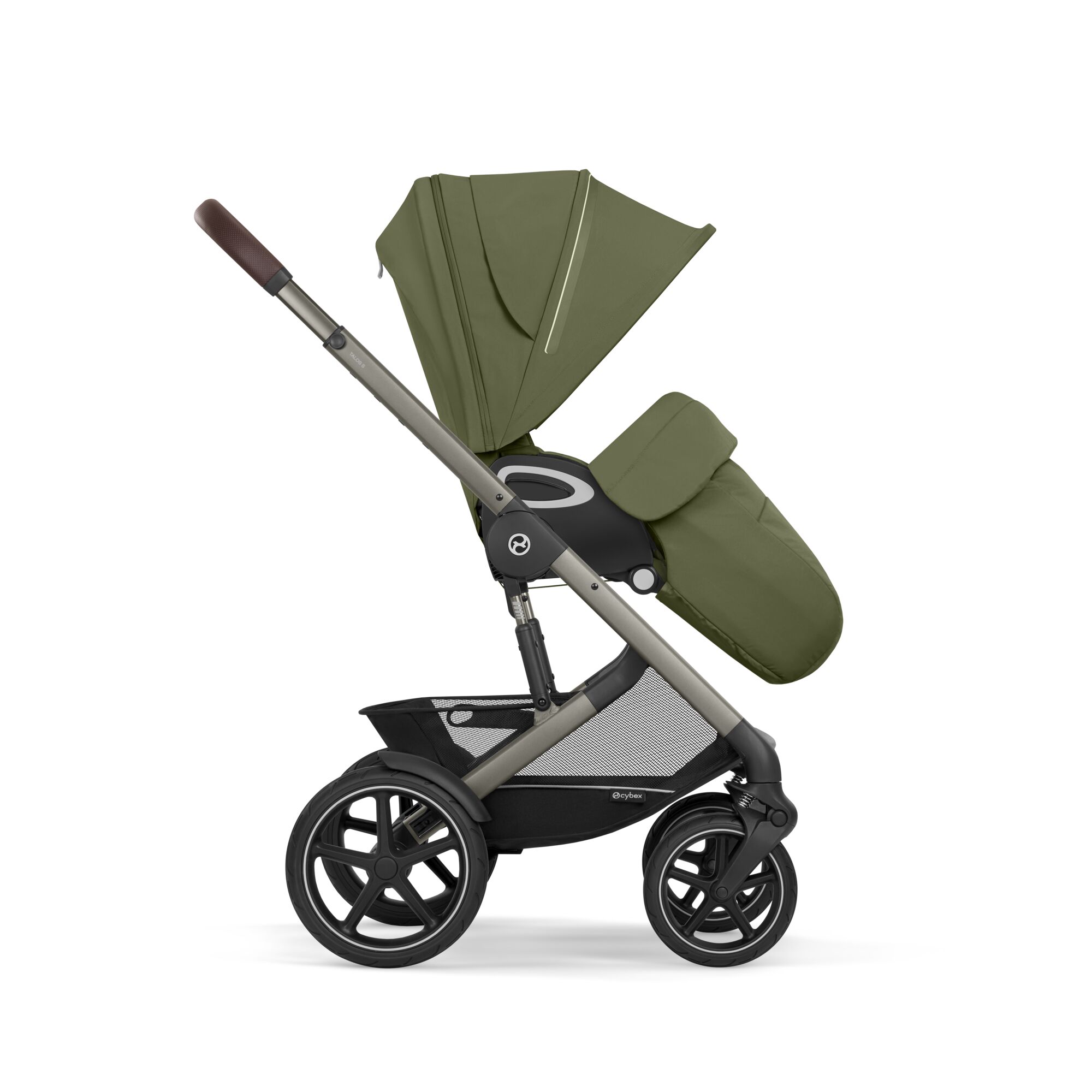 Cybex Talos S Lux Newborn Nest Pushchair Bundle | Moss Green - Image 7