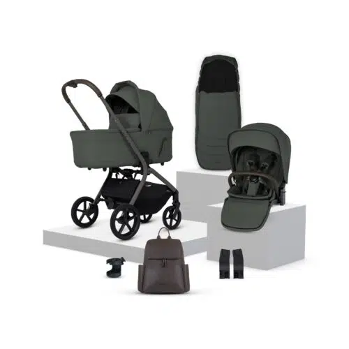 Silver Cross Breez Carrycot and Accessory Bundle - Pewter
