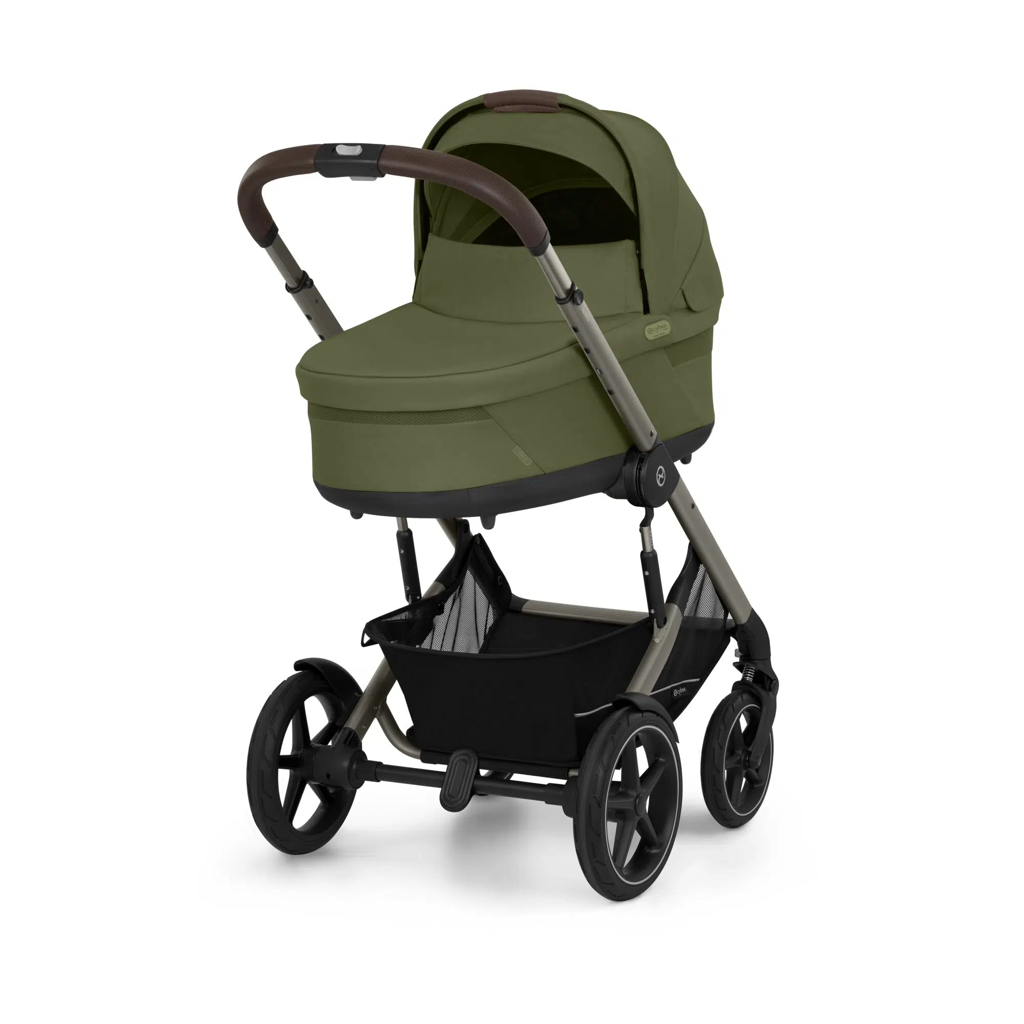 Cybex Talos S Lux Cot S Bundle with Cloud G & Base | Moss Green - Image 2