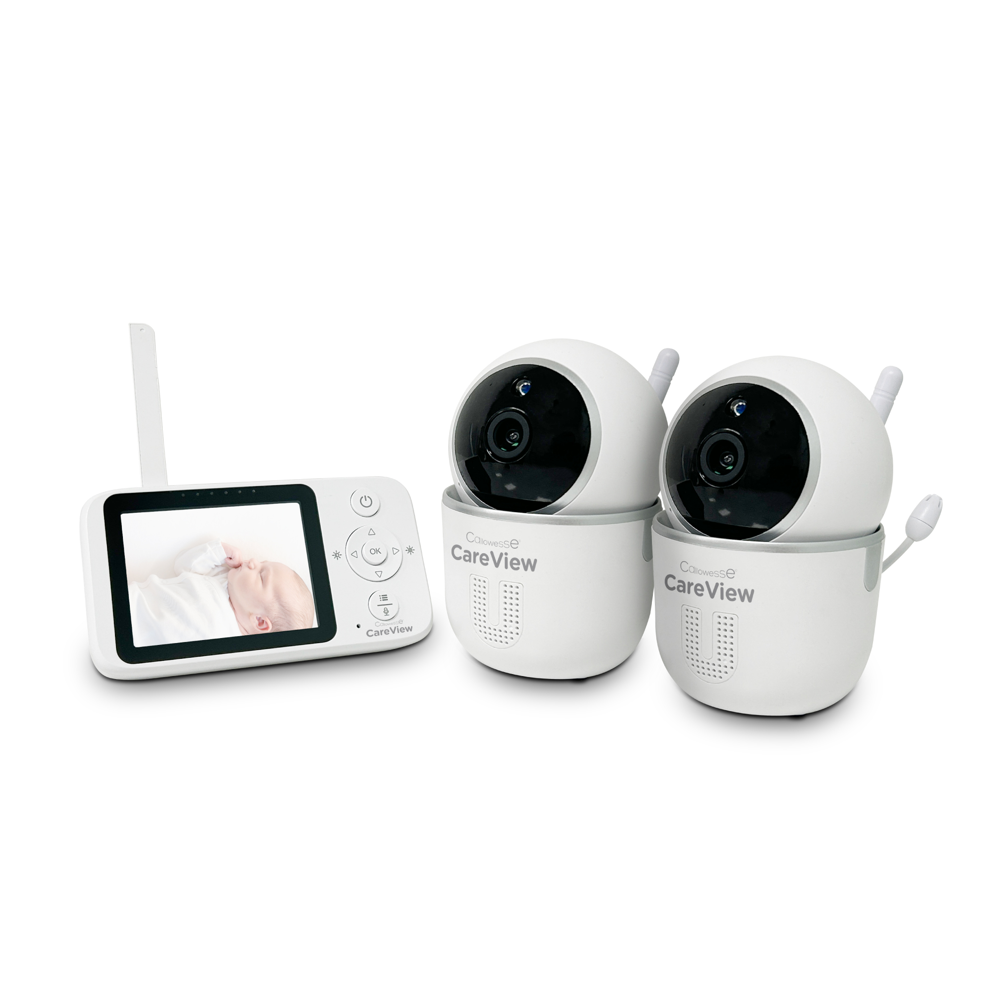 Callowesse CareView 2.8" Digital Video Baby Monitor Twin Camera Bundle
