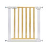 Callowesse Design Wood & Metal Pressure Fit Baby & Toddler Door & Stair Safety Gate | 76-83cm x H77cm - White