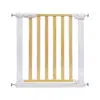 Callowesse Design Wood & Metal Pressure Fit Baby & Toddler Door & Stair Safety Gate | 76-83cm x H77cm - White