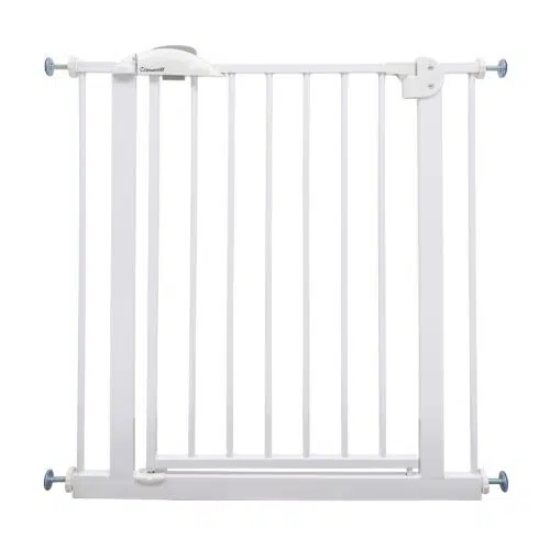 Callowesse Kangal Baby & Toddler Pressure Fit Door & Stair Safety Gate | 75-85cm x H79cm - White