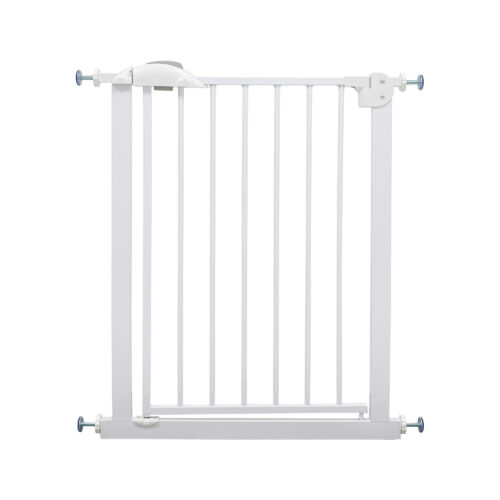 Callowesse Narrow Baby & Toddler Pressure Fit Door & Stair Safety Gate | 67-75cm x H79cm - White